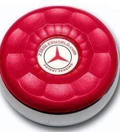 B008UAR988 Zieglerworld Table Large Shuffleboard Puck Weights - 4 Pucks - Ruby Red Colors + Booklet