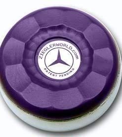 B008UAKY80 Zieglerworld Table Large Shuffleboard Puck Weights - 4 Pucks - Purple Colors + Booklet