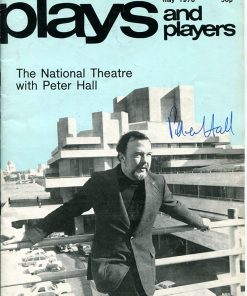 B004K6FBA4 Peter Hall Royal Shakespeare Signed Autograph Plays And Players Photo Magazine - Autographed MLB Magazines