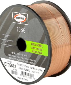 B008BJ5UMK Harris E70S6F8 ER70S-6 MS Spool with Welding Wire, 0.035 lb. x 33 lb.