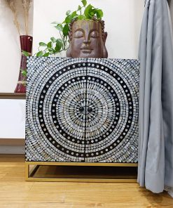 B08THWBDXZ Vdecor storage cabinet, shoes cabinet with two door, shoes rack stand, Mother of Pearl Inlay cabinet organizers and storage for entryway, living room, bedroom