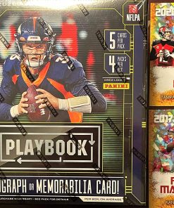 B08VYJL9R2 2020 Panini Playbook Football Card MEGA Box (Factory Sealed) - 1 Exclusive Autograph or Memorabilia Card Per Box - Look for Justin Herbert, JoeBurrow Rookie Cards