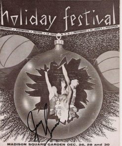 B00824L69K 1961 HOLIDAY FESTIVAL MAGAZINE Autographed JERRY LUCAS - Autographed NBA Magazines