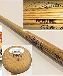 B08TDWG894 Pete Rose Signed - Autographed Engraved Louisville Slugger Baseball Bat with JSA Certificate of Authenticity (COA) - Cincinnati Reds
