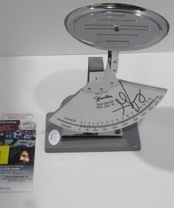 B08VNNNTCL GEORGE JUNG SIGNED GRAM OUNCE SCALE BOSTON GEORGE INSCRIPTION JSA COA 1