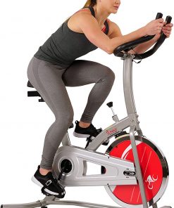 B0090VYHMC Sunny Health & Fitness Indoor Exercise Stationary Bike with Digital Monitor, 22 LB Chromed Flywheel