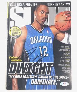 B08W2L5VPM Authentic Autographed Dwight Howard Si Magazine Cover PSA/DNA Sports Illustrated Or