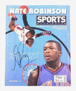 B08W2L1N19 Authentic Autographed Nate Robinson Magazine PSA/DNA New York Knicks
