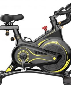 B08TMBX3ST Haieshop Exercise Bike Professional Indoor Exercise Bike with Low-Noise Belt Drive Upright Exercise Fitness Equipment for Arm and Leg Training