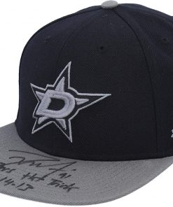 B08V3KYZ5K Tyler Seguin Dallas Stars Autographed Snapback Cap with"1st Stars Hat Trick 11/14/13" Inscription - #13 of a Limited Edtion of 13 - Autographed NHL Hats