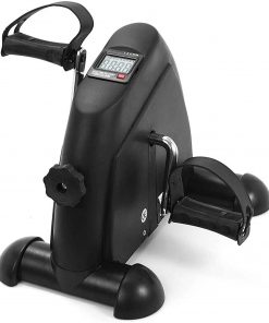 B08TMK6976 Haieshop Exercise Bike Portable Household Pedal Folding Adjustable Resistance Mini Exercise Bike with LED Display Suitable for Anyone