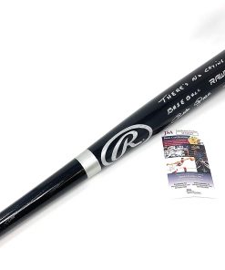 B08T5WC94K Pete Rose Cincinnati Reds Signed Autograph Baseball Bat RARE Inscribed There's No Crying In Baseball Black MLB Bat Pete Rose Player Hologram & JSA Certified