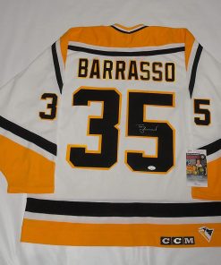 B08VWNTZB2 TOM BARRASSO SIGNED VINTAGE PITTSBURGH JERSEY JSA COA