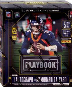 B08VJMYXP7 NFL Panini 2020 Playbook Football Trading Card MEGA Box [4 Packs, 1 Autograph OR Memorabilia Card!]