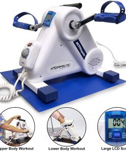 B001IV6MV6 Exerpeutic Motorized Leg and Arm Pedal Exerciser Mini Exercise Bike with Bonus Mat