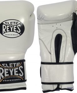 B00AAQHMFU Ringside Cleto Reyes Hook and Loop Boxing Training Gloves , White , 12 OZ
