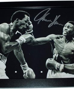 B08RXJSNJ8 Thomas Tommy Hitman Hearns Signed Autographed 8x10 Framed Boxing Poster Photo Print Beckett BAS Authenticated COA Certified