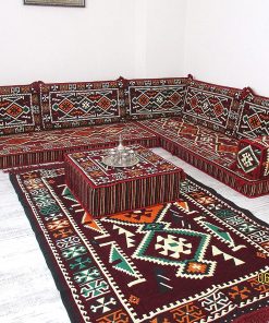 B08SKP7N85 Arabic Corner Sofa Set,Arabic Corner Floor Seating,Arabic Floor Sofa,Arabic Majlis,Arabic Couches,Floor Seating Sofa MA 119