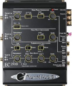 B002QUZHY6 Planet Audio EC20B 3-Way Electronic Crossover With Remote Subwoofer Control