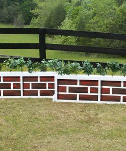 B002QBQ7DU 2 Panel Brick/Stone Brush Box Horse Jumps Set/2 10ft