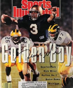 B004IG77OE Rick Mirer Signed Sports Illustrated Magazine September 24 1990 - Autographed College Magazines