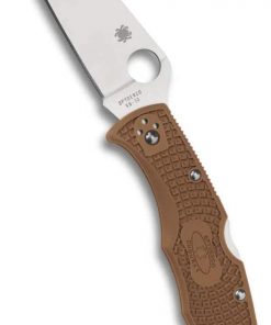 B003CH535U Spyderco Endura 4 Lightweight Signature Folder Knife with 3.80" VG-10 Steel Blade and Brown FRN Handle - PlainEdge - C10FPBN