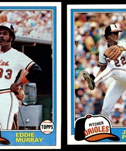 B08V93K7TG 1981 Topps Baltimore Orioles Team Set Baltimore Orioles (Set) NM/MT Orioles