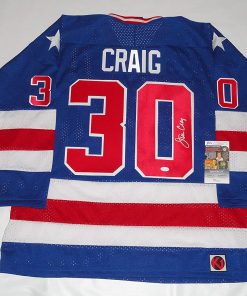 B08VWS3JH6 JIM CRAIG SIGNED 1980 TEAM USA JERSEY JSA COA