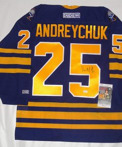 B08VWH4Y97 DAVE ANDREYCHUK SIGNED VINTAGE BUFFALO JERSEY JSA COA