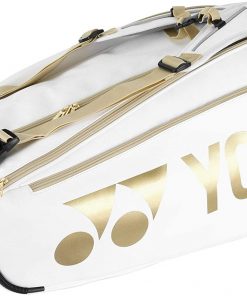 B08VL5GPJC YONEX Limited Edition Pro 9 Pack Tennis Bag White/Gold