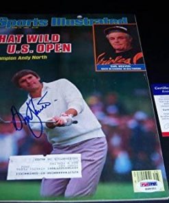 B006QA0Q66 Andy North Champ Psa/dna Signed Sports Illustrated - Autographed Golf Magazines