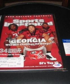 B006F3RODC Larry Munson Georgia Psa/dna Signed Sports Illustrated - Autographed College Magazines