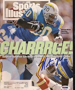 B008PMEA0Q Natrone Means Signed October 17 1994 Sports Illustrated Magazine PSA/DNA COA - Autographed NFL Magazines