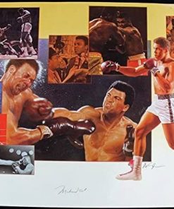 B0085ZE9PY Muhammad Ali Signed 15.5X19 Lithograph Lmt Ed 330/500 PSA/DNA #S00889 - Autographed Boxing Art