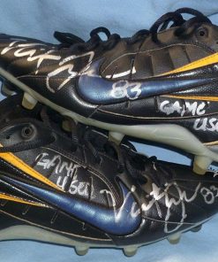 B009MYAD6Q Vincent Jackson GAME USED Signed Chargers Cleats PSA/DNA COA Buccaneers Auto'd - NFL Autographed Game Used Cleats