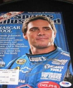 B004F1LWRA Jimmy Johnson Nascar Psa/dna Signed Sports Illustrated - Autographed NASCAR Magazines