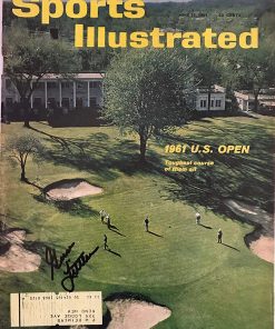 B001OXN7X4 Gene Littler Autographed/Signed Sports Illustrated Magazine June 12 1961 - Autographed Golf Magazines