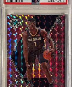 B08TV6CKYV ZION WILLIAMSON Basketball Rookie Card - PSA GEM MINT 10-2019 Panini Mosaic -PINK CAMO PRIZM Mosaic (Rare) - New Orleans Pelicans Collectible