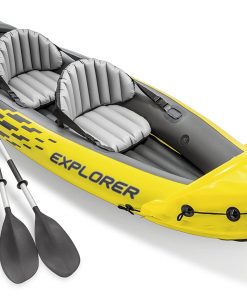 B00A7EXF4C Intex Explorer K2 Kayak, 2-Person Inflatable Kayak Set with Aluminum Oars and High Output Air Pump