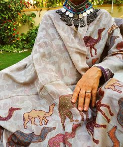 B08X3R2Q4R Cashmere Wrap- Pure Pashmina shawl-Cashmere scarf- Printed Cashmere scarf- Rangoli Cashmere shawl- Warm winter cashmere shawl- Winter shawl