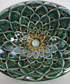 B08X21QKXL 17" X 14" TALAVERA SINK drop in or undermount mexican bathroom handmade ceramic