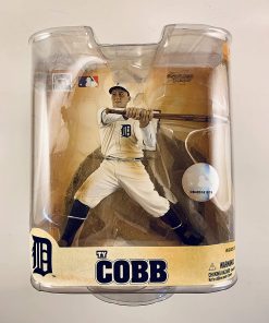 B08TPT8H6W McFarlane Toys MLB Detroit Tigers Cooperstown Collection Series 5 Ty Cobb Action Figure [White Uniform]