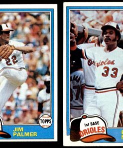 B08V8K2Y71 1981 Topps Baltimore Orioles Team Set Baltimore Orioles (Set) NM+ Orioles