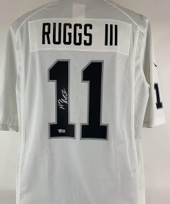 B08TKBKL9P Henry Ruggs III Las Vegas Raiders Autograph Nike Football Game Jersey Fanatics