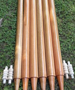 B08WRGBNS5 INFOHANDMADE Sports Cricket Wicket Stumps with Wicket Stand and Bails - 6 Pcs (1 Set)