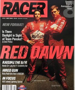 B007FKY5M2 Helio Castroneves & Gil de Ferran Signed Racer Magazine May 2000 - Autographed College Magazines