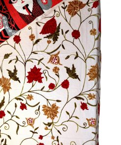 B08THD7F8D The Asphodel Handmade Hand Embroidered Custom Bedding Set Natural Linen & Pure Cotton Duvet Cover & 2 Pillowcases