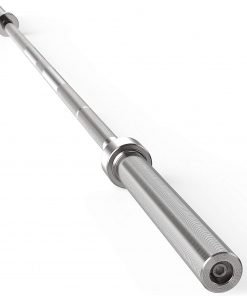 B08TQRSQ76 Olympic Barbell Bar 7 Feet Weight Bar, 20kg Menâ€™s Solid Iron Weighted Workout Barbell Weight Straight Weightlifting Technique Bar for Home Fitness Exercise Equipment, Rated 500lbs for Weight Capacity