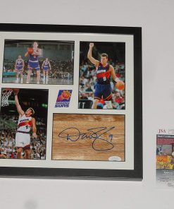 B08VWXFC9M DAN MAJERLE SIGNED 12X12 FRAMED FLOORBOARD COLLAGE PHOENIX JSA COA