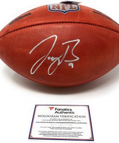 B08RN1CHCJ Joe Burrow Cincinnatti Bengals Signed Autograph Authentic NFL Duke Football Fanatics Authentic Certified